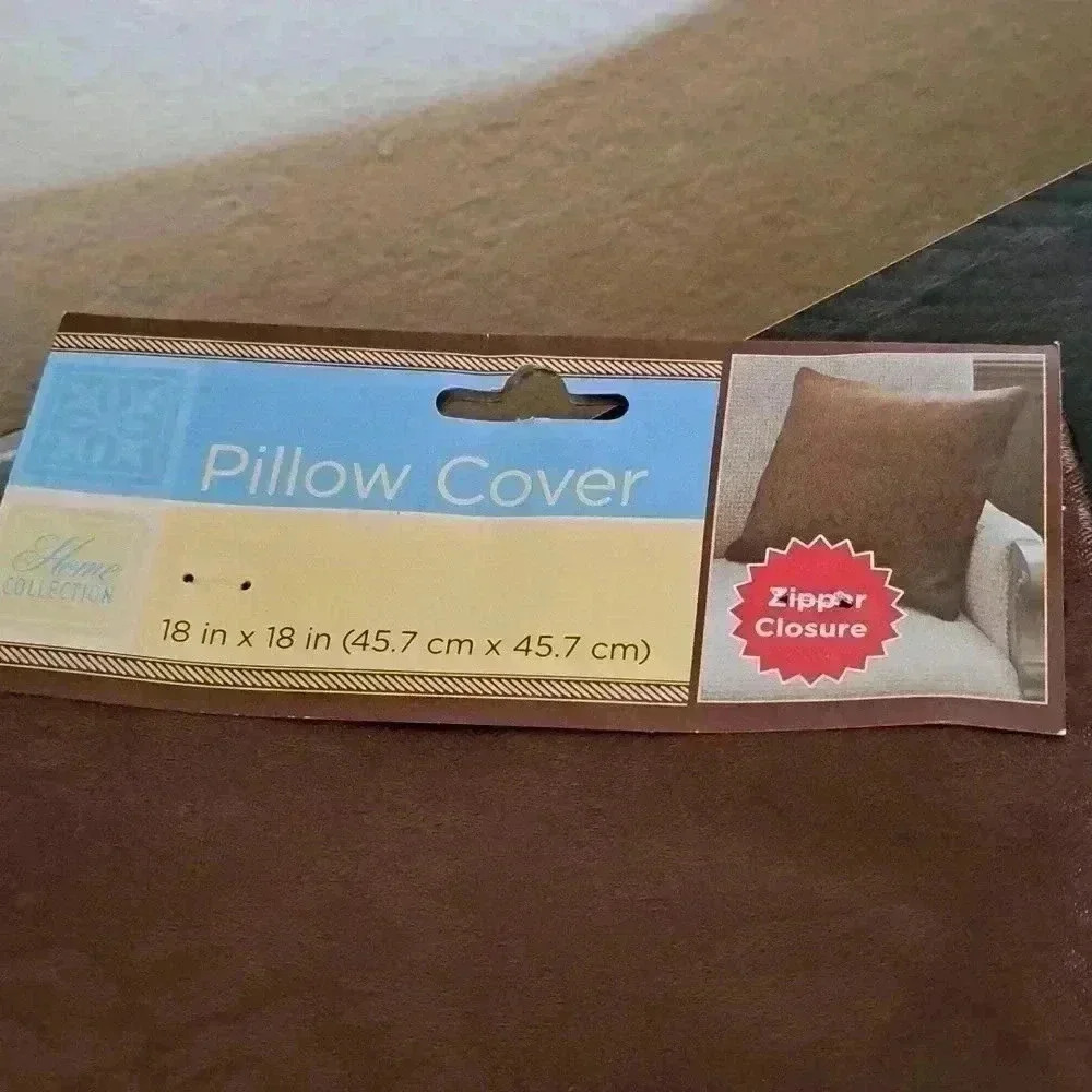 PILLOW COVERS GREY GOLD BROWN BLACK - Picture 4 of 12